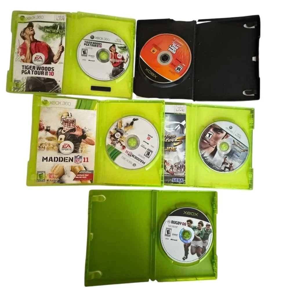 Bundle of XBox and XBox 360 Games 5 Total
